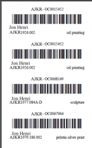 barcodes